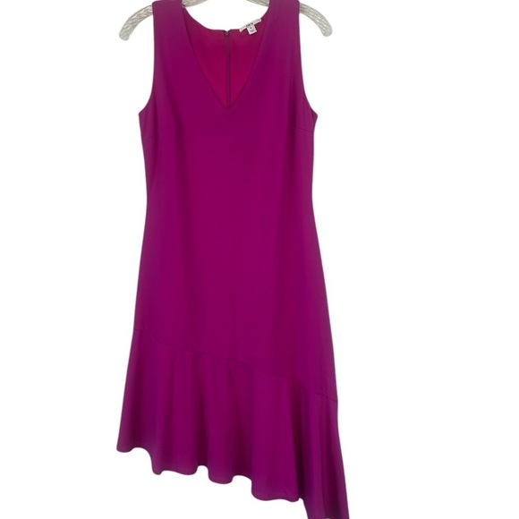 Bar III Women SZ M Casual Career Asymmetrical Sleeveless Easter Spring Dress NEW - Picture 1 of 16